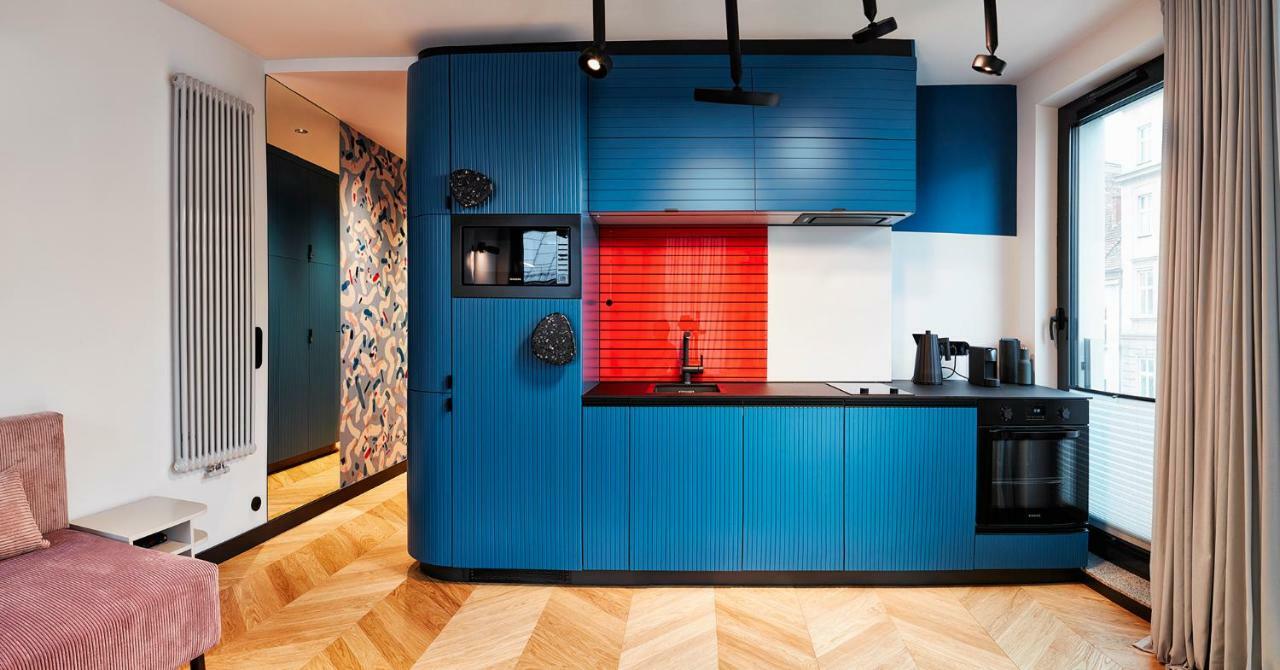 Rajska Blue Luxury Apartment Krakau Buitenkant foto